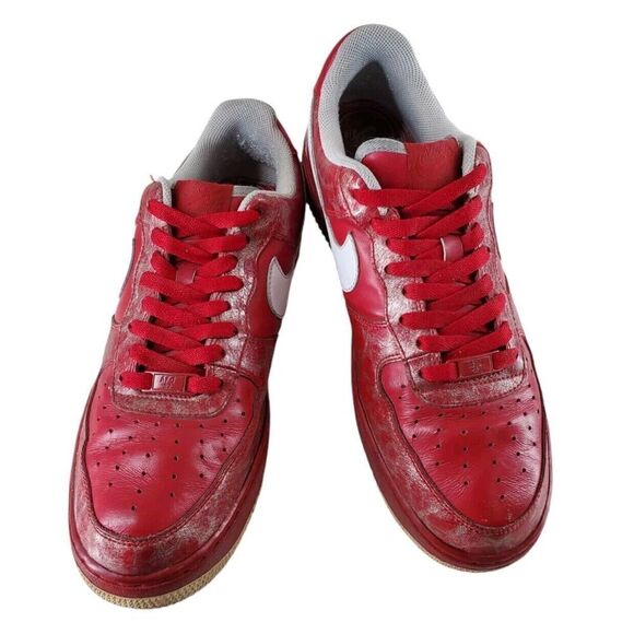 Nike AF-1 Valentine’s Day Pre V Unisex Sz 11 / 9.5 Varsity Red White 350693-611 - Picture 2 of 16